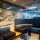 Blue Rock Office interiors; Tarzan Wallpaper in a commercial office setting