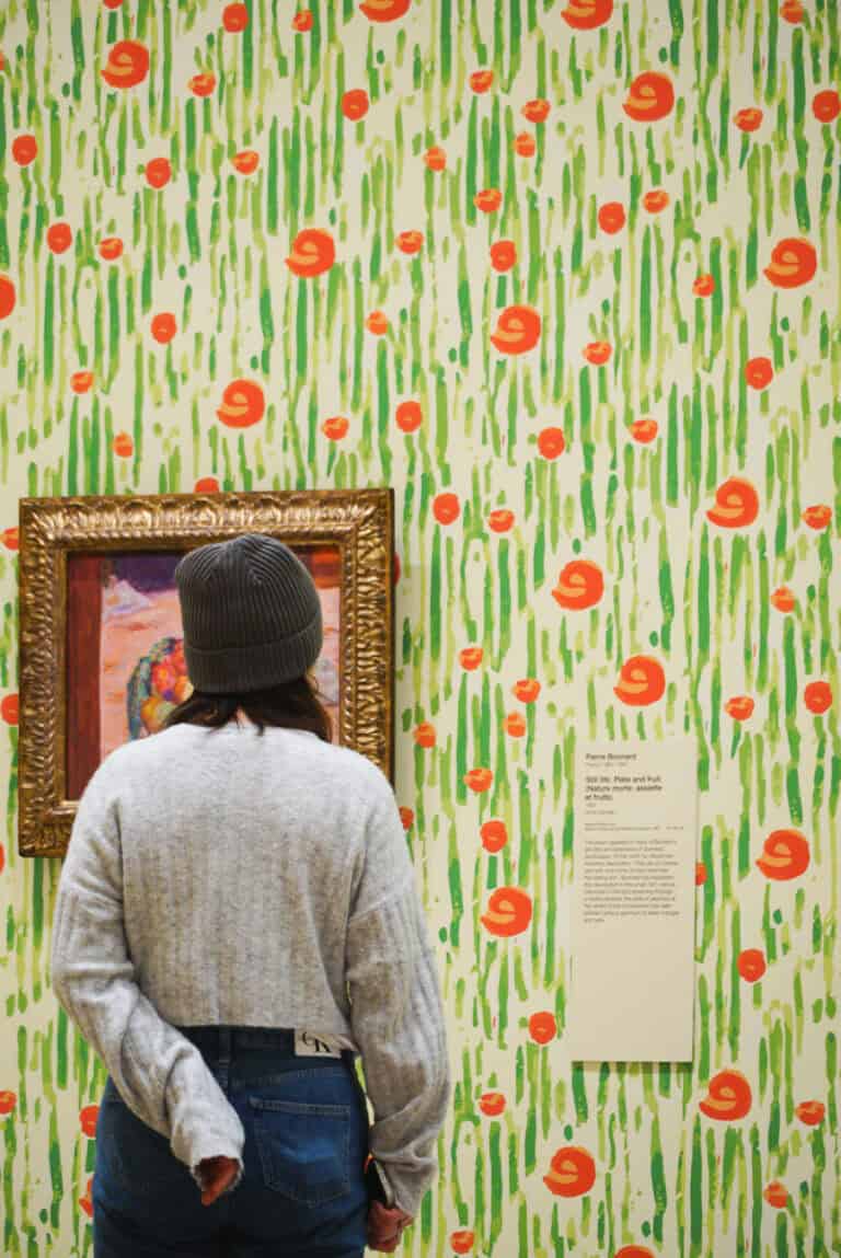 Wallpapers and other assorted graphics installed for the Pierre bonnard exhibition at NGV