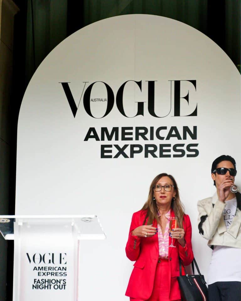 Event; Vogue and AMEx Fashion week utilising a variety of techniques including; Vinyl cut lettering, Wall Graphics, Wrapped panels, 3D lettering and floor graphics