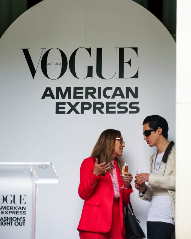 Vogue and AMEx Fashion week utilising a variety of techniques including; Vinyl cut lettering, Wall Graphics, Wrapped panels, 3D lettering and floor graphics