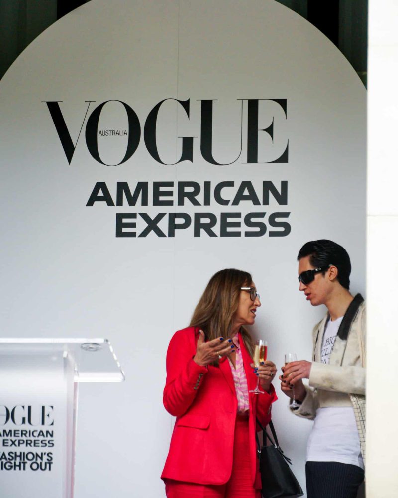 Vogue and AMEx Fashion week utilising a variety of techniques including; Vinyl cut lettering, Wall Graphics, Wrapped panels, 3D lettering and floor graphics