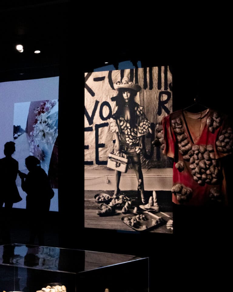 Exhibition Graphics, Titles and wallpapers for yayoi kusama's art show at NGV