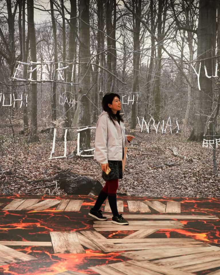 Exhibition Graphics, Titles and wallpapers for The Olaf Breuning Exhibition at NGV